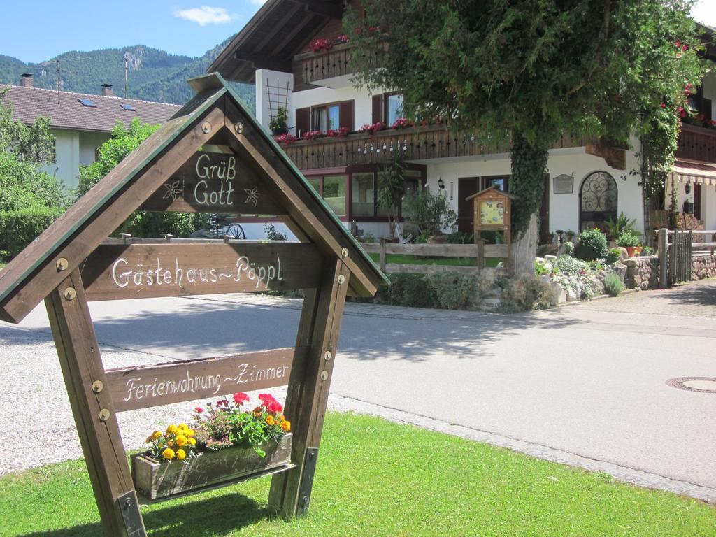 Gaestehaus Poeppl Unterwössen Buitenkant foto